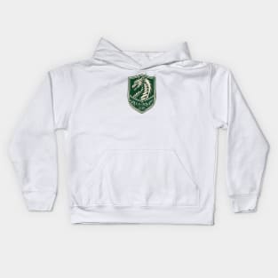 The Green Dragon Inn - Shield Logo - Fantasy Kids Hoodie